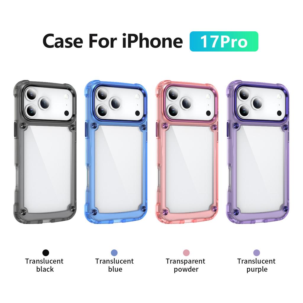 Mobile Phone Case Transparent Airbag Anti-fall Liquid TPU for Apple 16ProMax/15/14/13 for IPhone17 Mobile Phone Case