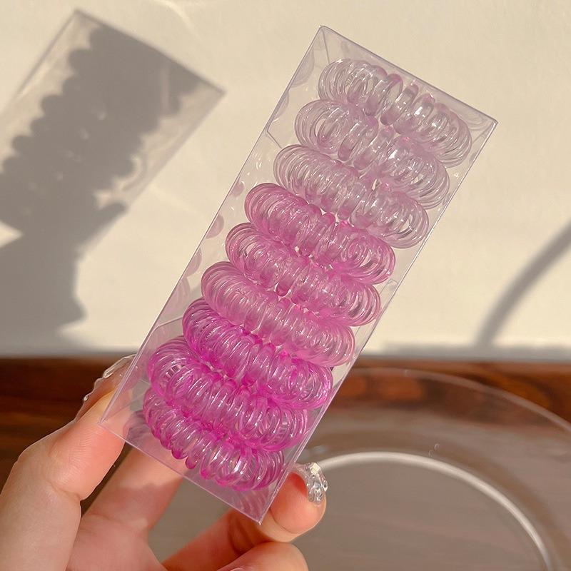 Modische bunte Haargummis - Hochelastische und strapazierfähige Bänder für Damen-Pferdeschwänze