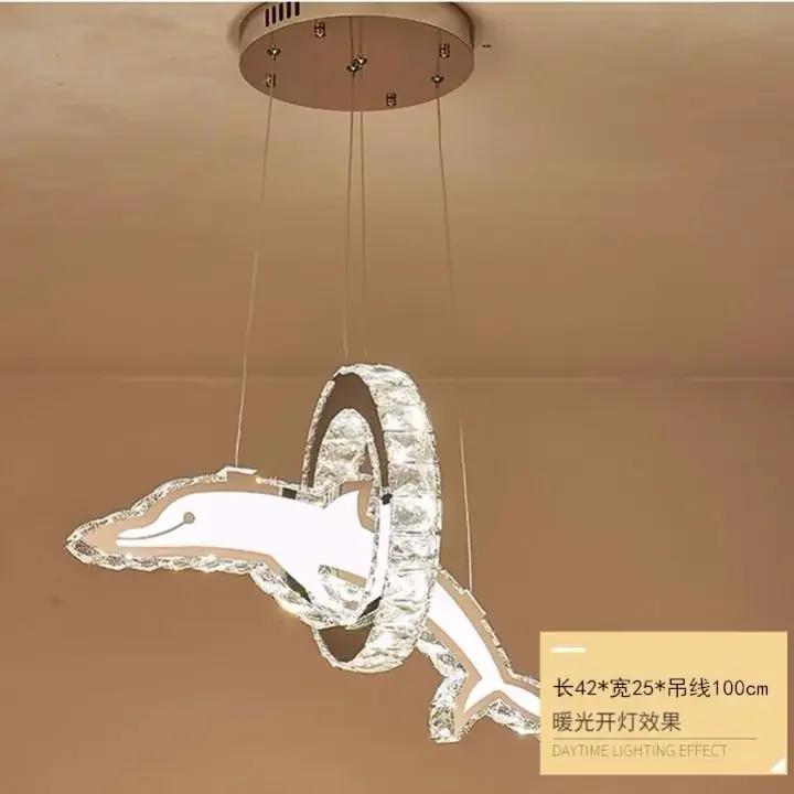 Crystal chandelier showcase Personalized Creative Study Children's Room Cartoon Decorative Light