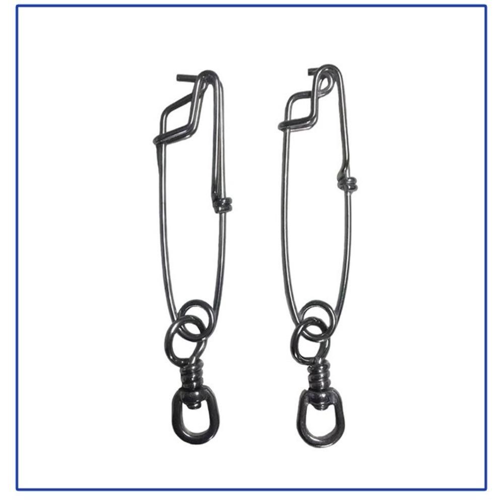 20 buc Inel pescuit Vârtej rulant rotație 360 grade Agrafa pescuit Snap 2024 Conector pescuit