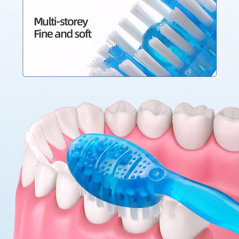 26Pcs Oral Care Disposable Portable Toothbrush Creative Adult Cleaning Toothbrush  Travel Use