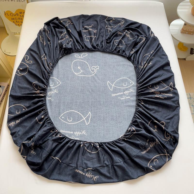 Bed Sheets Cute Animals Fitted Sheet Non Slip  Bedspread With Elastic Band Mattress Cover (no Pillowcase) Double Bed Sheets