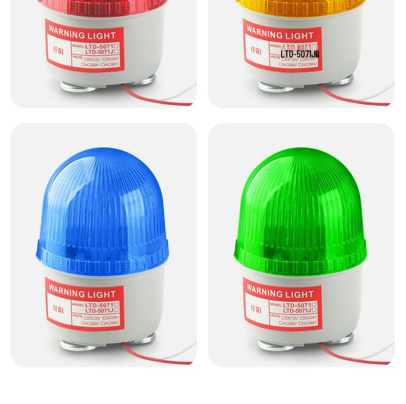 Magnetic LED Strobe Warning Light LTD-5071J, 12V/24V/220V Alarm with Strong Magnet