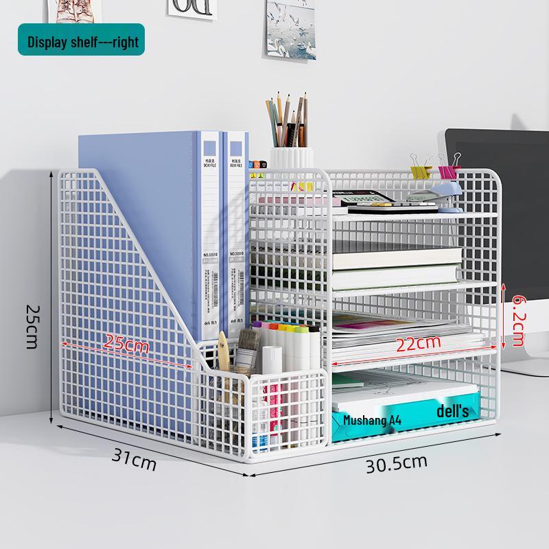 Multilayer Desktop File Organizer and Storage Set