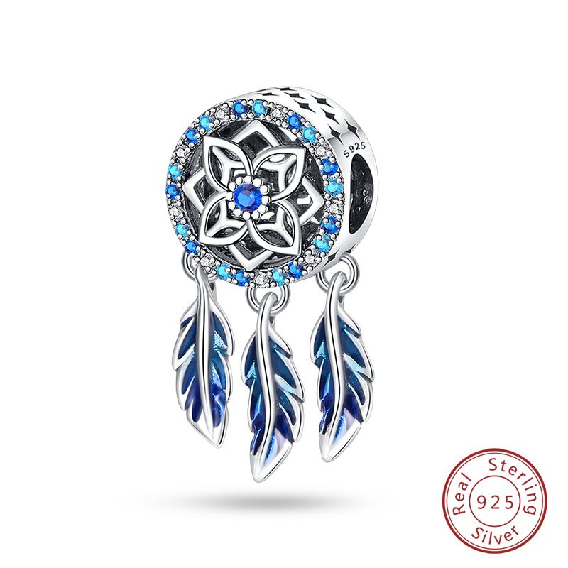 100% Real Copper Classic Devil'S Eye Charms Beads For Women Fit Original Qikaola Bracelets Fine Diy Jewelry Making