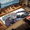 Touya Dabi Mouse Pad Large Gaming Table Cushion Nonslip Laptop Tablet Big Mousepad Xxl Mat Mini Pc Playmat With Lock Edge