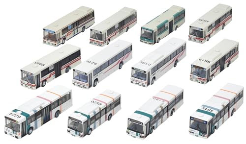 TOMYTEC The Bus Collection Nishitetsu Bus Special 12-Piece Box Diorama Supplies