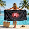 Telo da Spiaggia Asciugatura Rapida Manchester United FC Stampa Microfibra Assorbente Portatile da Viaggio per Nuoto