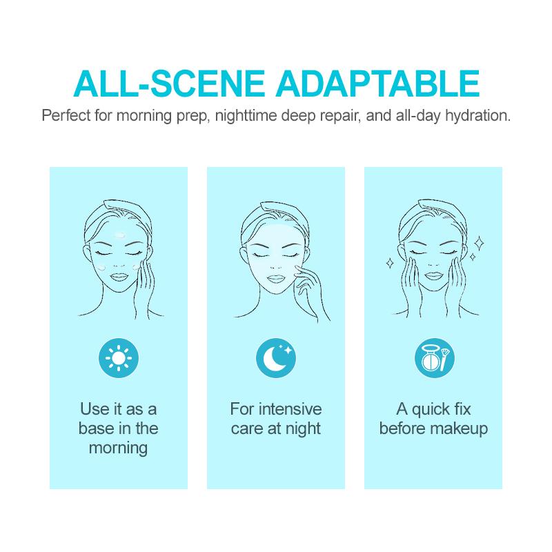 Set de îngrijire a pielii cu ser și cremă cu acid hialuronic, hrănire profundă, hidratare de lungă durată, anti-uscare, kit cosmetic pentru îngrijirea pielii faciale