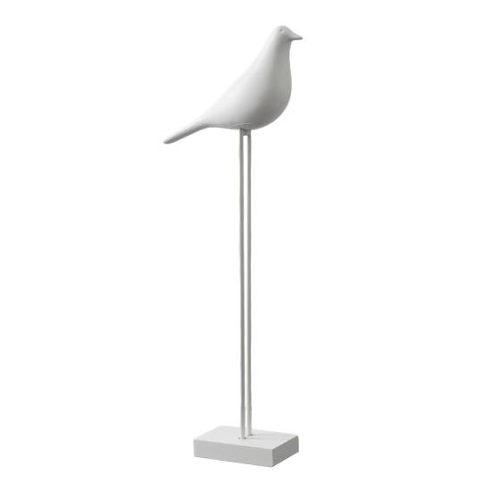 Artistic Resin Animal Statues Black & White Bird Figurine, Minimalist Modern Art Sculpture for TV Interior Design Accents Cabinet Bookshelf