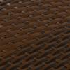 Balcony Privacy Screen Brown and Black 500 X 90 Cm Poly Rattan