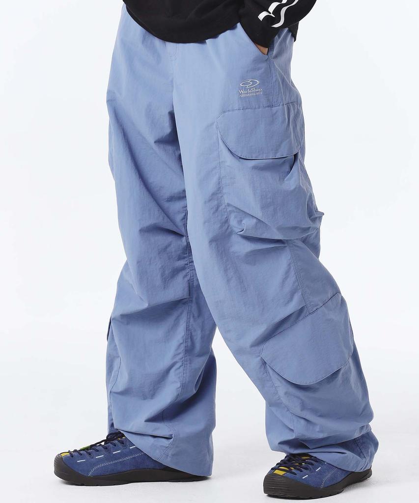 TRAVEL Nylon Round Cargo Pants Cornflower