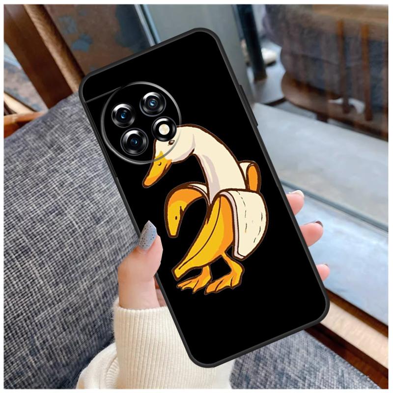 Memes Cartoon Funny Banana Case For OnePlus 13 15 13R 13T 12 12R 11 9 10 Pro 10T 8T Nord 5 CE 2 3 4 Lite N20 N30 Coque