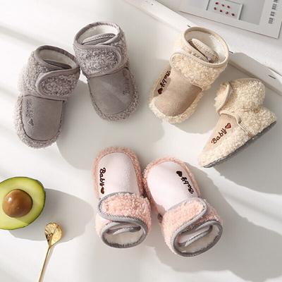 Botitas Cálidas para Cuna de Bebé Suaves Cómodas Zapatos para Bebé Recién Nacido Niñas Niños Pantuflas Calcetines Antideslizantes