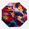 1pc Jujutsu Kaisen Characters Auto Open Close Umbrella Portable 3-Fold Design with 8-Bone Iron Frame, Outdoor Umbrella for Fans, Travelers, Daily Use,