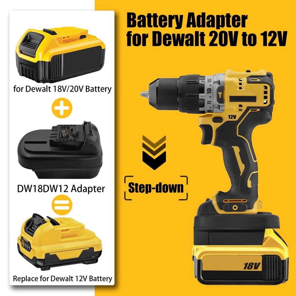 Battery Adapter for DW18DL12 MT18DL12 Lithium-ion Models