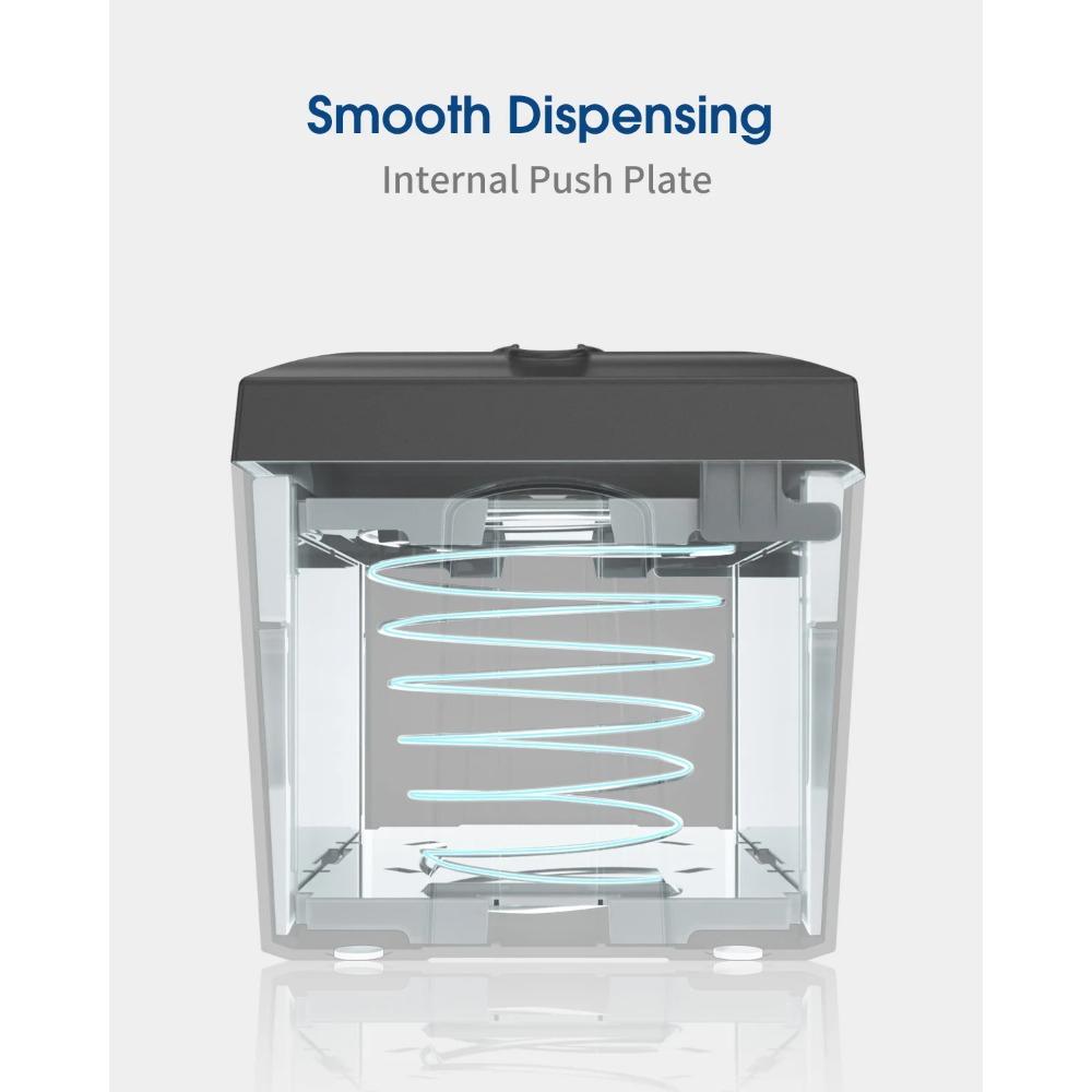 Lifting Napkin Holder for Table Home Commercial Tissue Box Transparent Toilet Paper Container Wipes Organizer with Card Slot