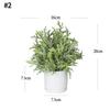 Fake Plant Potted Workspace Table Accessorie Wedding Accessorie Artificial Flower Ornament Household Decoration Room Desktop Decor