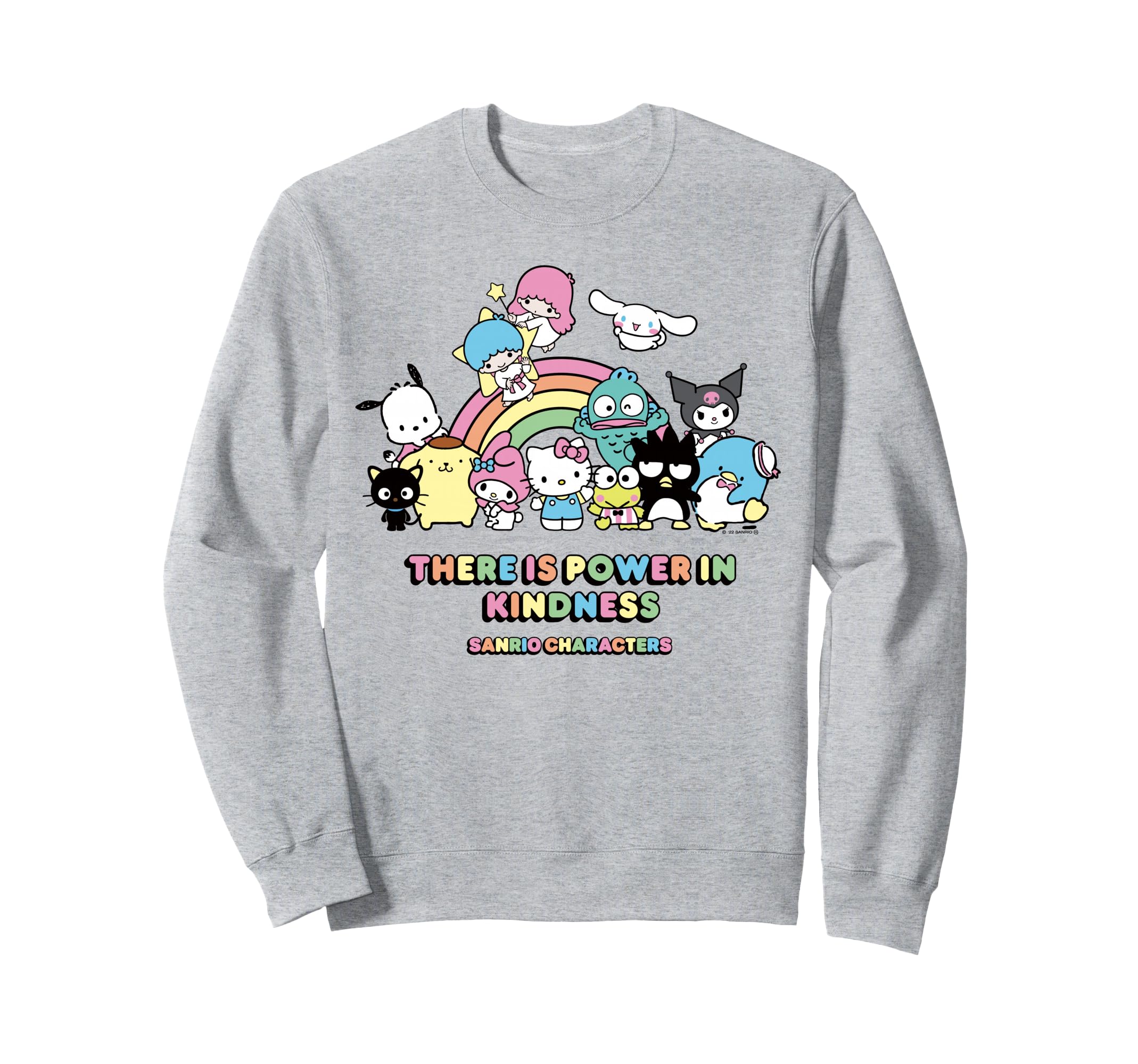 Радужная толстовка Sanrio Characters US Design чёрный 5170₽