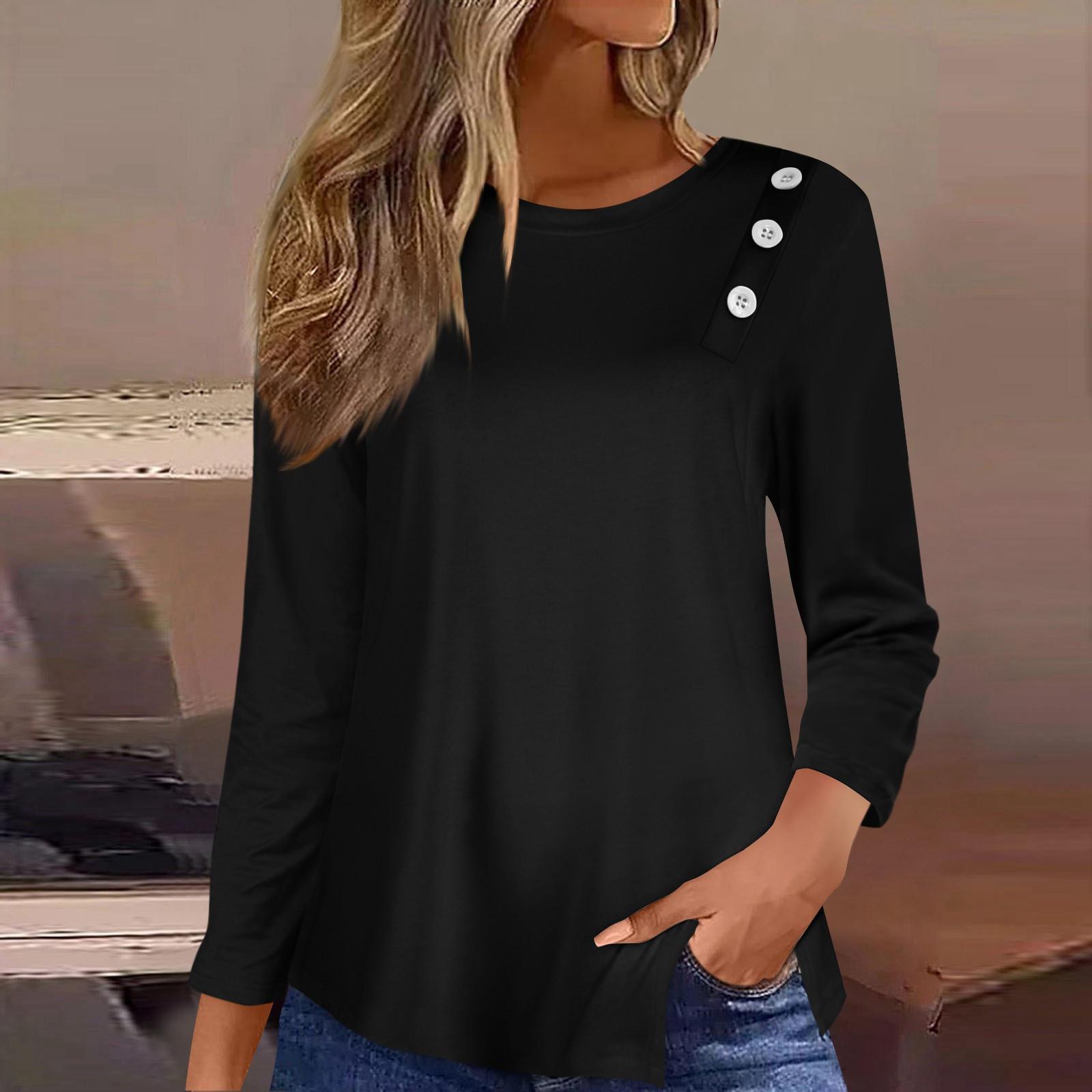 Футболка с пышным подолом на пуговицах — фото 12