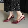 Fashion Bailamos 2024 Fashion Brand Design Buckle Women Pumps Point Toe Slip On Work Shoes Low Heel Spring Autumn Party Wedding Shoes Mu