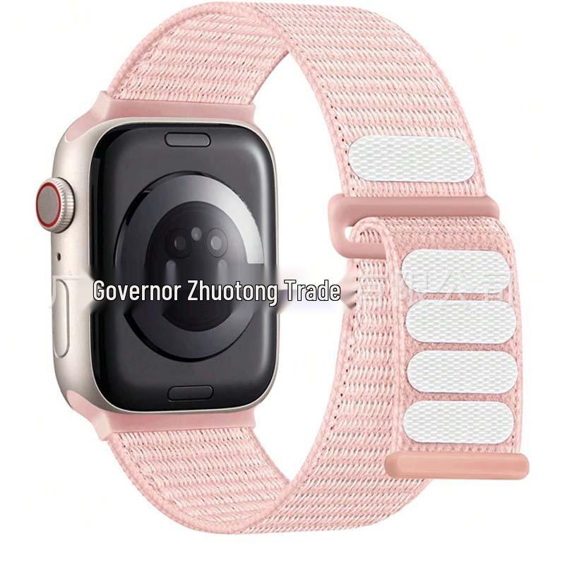 Compatible Apple iWatch11 Double Section Nylon Loop Strap Ultra3 Woven Band