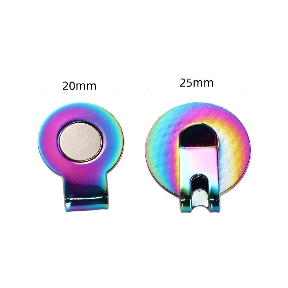 Ball Marker Holder Metal Golf Marker Golf Hat Clip Golf Ball Marker Magnetic Cap Clip Golf Cap Clip