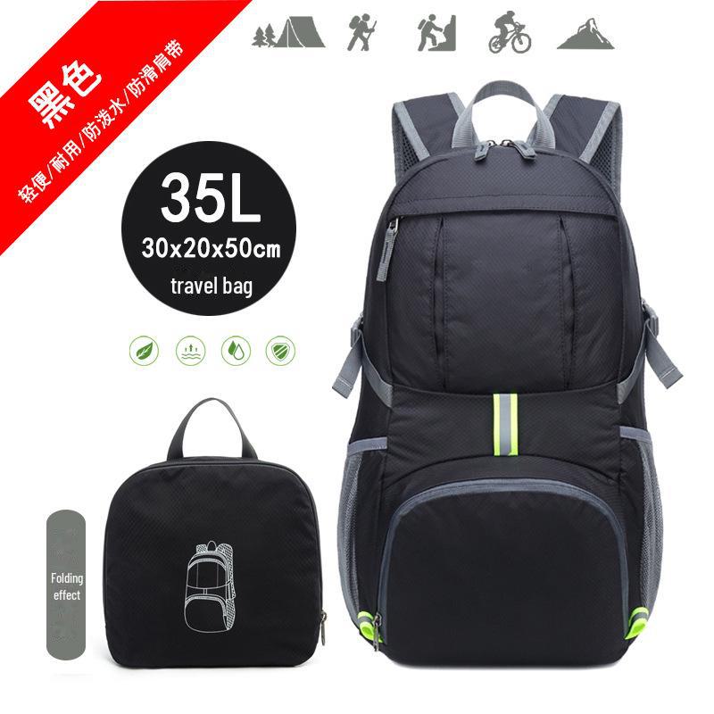 

Компактный складной рюкзак из нейлона для активного отдыха и велоспорта