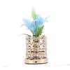 Crystal Flower Lamp Rechargeable 3 Color Modes Artificial Lily Touch Dimmable Bedside Lamp for Night