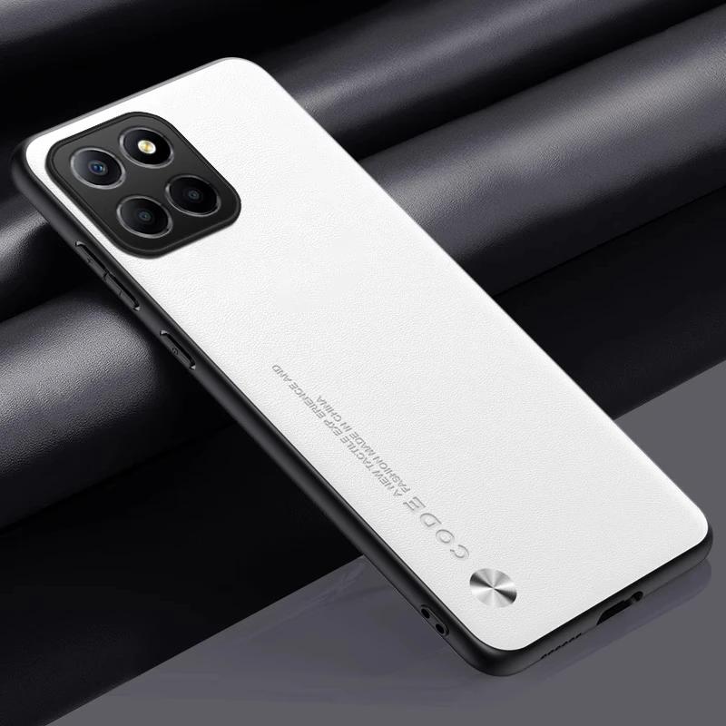 X8c Case Plain PU Leather Silicone Cover for Honor X8C X8 C X9C Smart X7C Magic 7 Lite 7pro Shockproof Matte Protection Shell