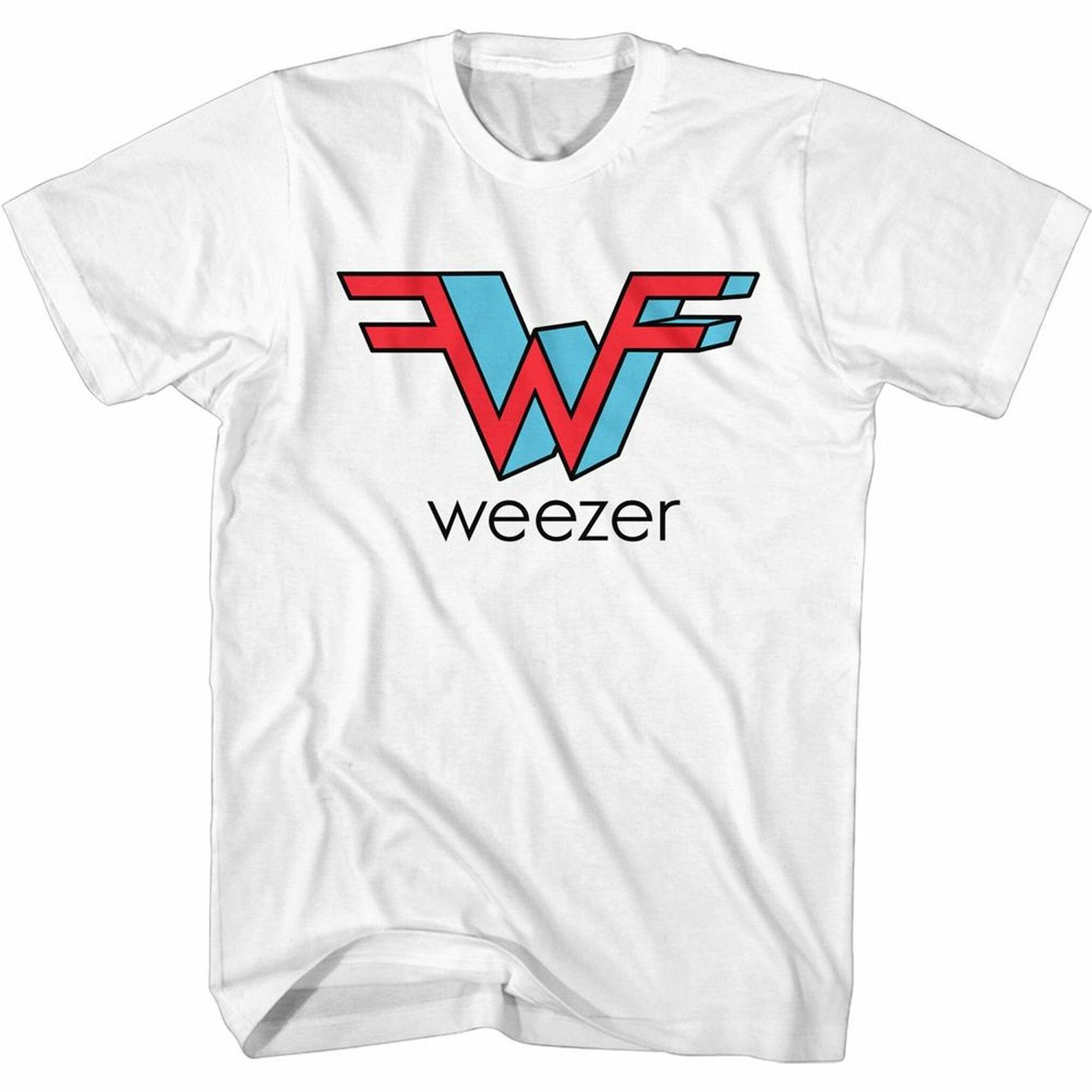 Weezer 3D W White Adult T-Shirt M