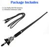 16.9 Inch Car Fm Am Radio  Antenna Flexible Mast Stereo Auto Am Fm Wing Mount Signal Aerial Antenna