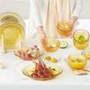 VISIONS Amber 4-Piece Heat-Resistant Glass Bowl Set