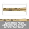 Target Darts Swiss Storm ONYX Dart Points Set of 3 26mm 30mm 35mm Silver Gold Black Replacement Steel