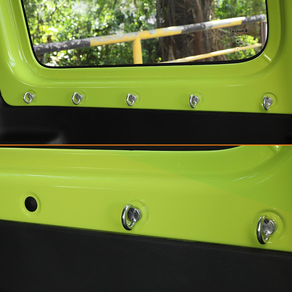 Tie-Down Anchors Ring for Suzuki Jimny JB64 JB74 -2023 Round Hole Screw Hook Nut Bolt Decoration Car Interior