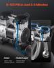 VEVOR Air Compressor, 15 Gallon Steel Tank, 2HP 5.3 CFM@90 PSI Oil Free Air Compressor & Max. 125PSI Pressure