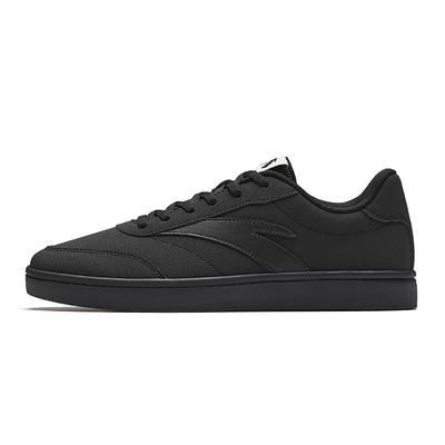 Vitality Classic Retro Campus Life Fashion Versatile Thin Sole Simple Training Low Top Skate Shoes Men Sneaker Basic-Black 912618099-10