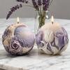 1PC Moon Flower Aromatherapy Candle Silicone Mold DIY Flower Relief Expanded Fragrance Gypsum Ornament Grinding Tool