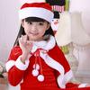 Santa Claus Costume Children's Show Party Performance Suit Boys and Girls Golden Velvet Santa Claus Clothing