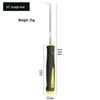 4-Piece Auto Repair Tool Set: Tire Patching, Oil Seal Hook, Screwdriver.