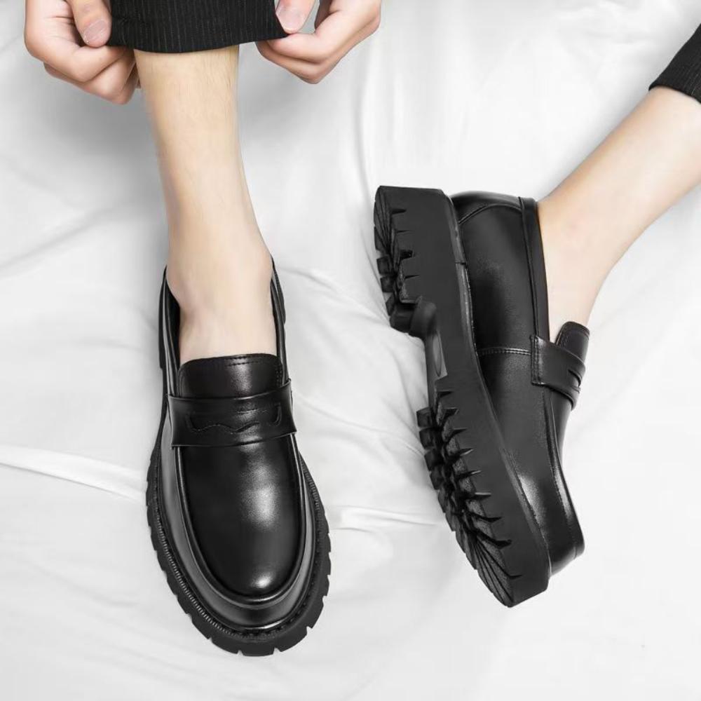 Men Leather Shoes Casual Loafers Shoes Slip on Dress Casual Spring Summer Business Formal Wedding Shoes Outdoor Tenis Masculino
