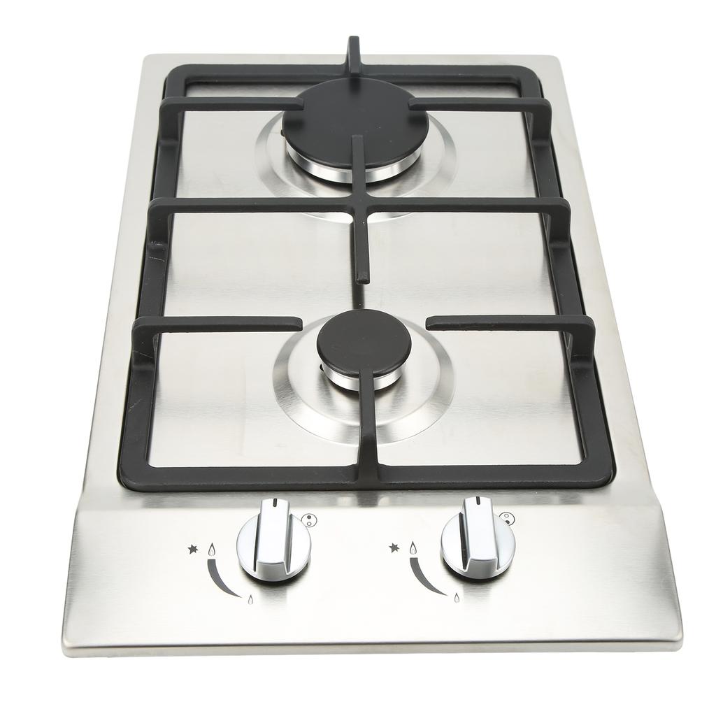 2 Burners Gas Stove Gas Cooktop 2.5KW 2.3KW LPG NG Dual Fuel Built In Gas Hob Thermocouple Protectio
