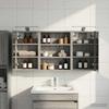 Bathroom Cabinet Set 3 Pcs 100 X 10.5 X 50 Cm Particleboard