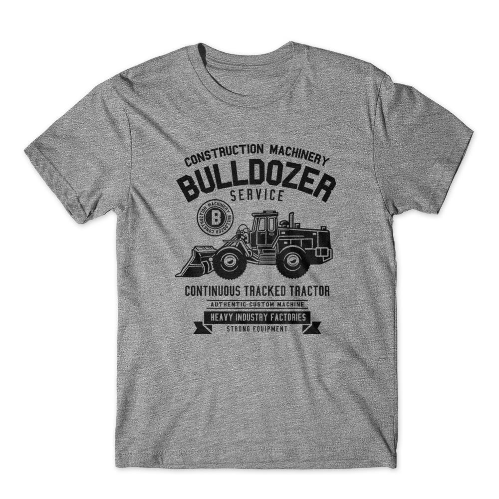 

Bulldozer T-Shirt 100% Cotton Premium Tee New M