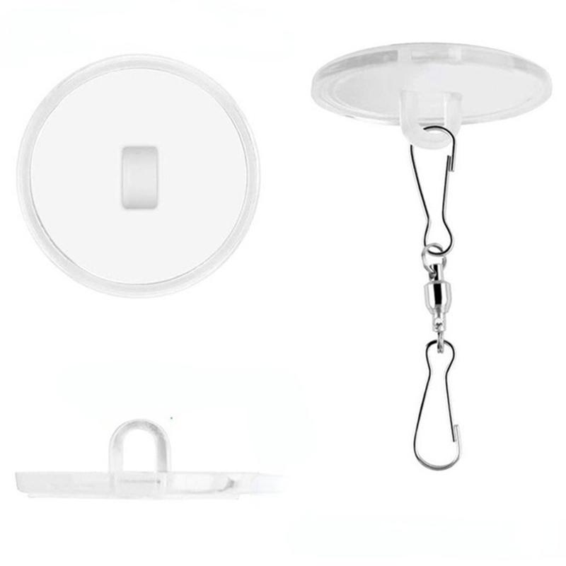 30 Stück Deckenhaken, stark, spurlos, kleine Scheibenhaken, transparent, 2 cm, Saughaken, Heimaufbewahrung, dekorative Posteraufhängung, selbstklebender Haken