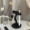 Elegant Ceramic Flower Toothbrush Holder for Bathroom Organization Makeup Brush Holder for Vanity: A Stylish Bathroom Accessory