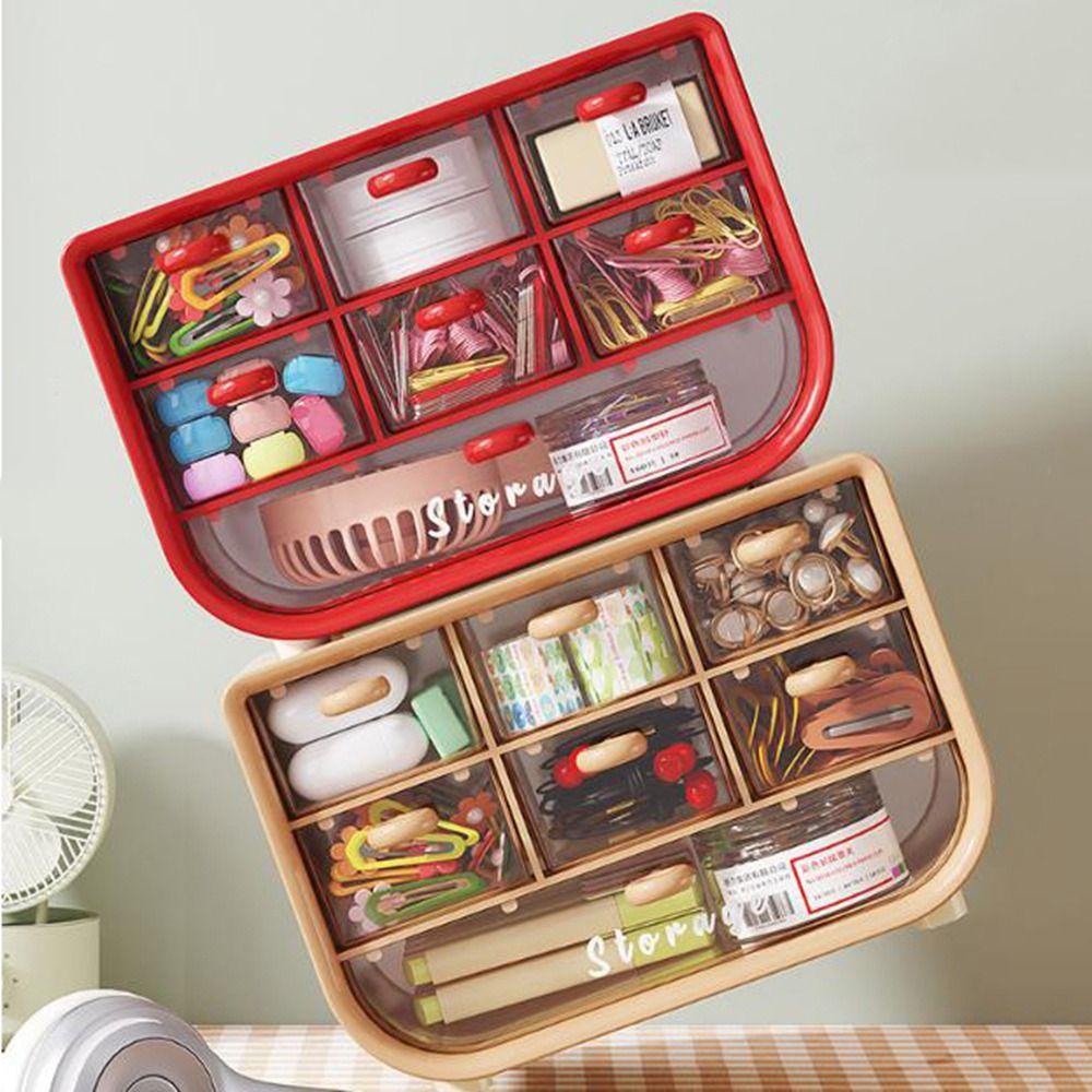 Large Capacity Makeup Storage Box Dustproof Makeup Cosmetics Organizer Offices