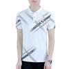 Men's Short Sleeve T-shirt Summer Lapel Polo Shirt Men's Cotton T-shirt