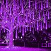 Christmas Outdoor Meteor Shower Lights, Outdoor Garden Lights, Snow Meteor Shower Lights, LED Decorations Suitable for Trees