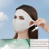 UPF 50+ Sun Protection Face Mask for Women Ice Silk Breathable UV Face Shield Mask Cover for Cycling Hiking Outdoor Sports